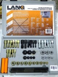 Lang Tools 48 piece rethreading set with rethreader taps and dies and thread files for SAE and