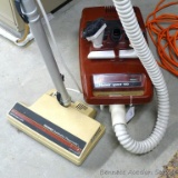 Hoover Spirit 900 canister vacuum comes with Hoover QuadraFlex Powermatic upright. Original cord has