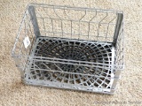 Nice stainless steel Morning Glory milk crate measures 19