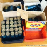 16 gauge shot shells, plus a box of empties.