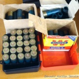16 gauge shot shells, plus a box of empties.