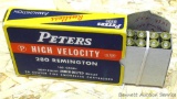 Delightfully vivid Peters High Velocity 280 Remington box with 20 pieces of empty brass.
