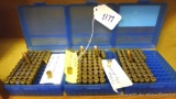 Over 150 rounds .357 Magnum jacketed hollow point cartridges, assorted loads.