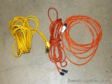 Three extension cords - most ends are good.