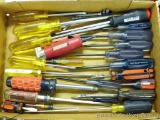 Variety of screw drivers, torx drivers and more, Stanley, Craftsman and other.