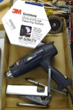 Homeright heat gun; 3M Scotchmate hook and loop fastening system; grease gun ends and more.