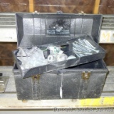 Professional Tuff-Box with tray contains carriage bolts, anchor bolts, nuts, washers, more. Measures