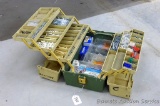 Plano 8606 tackle box has 6 drawers of various size anchors and screws and is 18