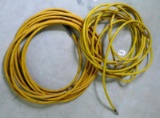 Approx. 50ft and 60ft rubber air hoses with couplers.