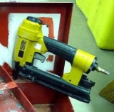Stanley Bostitch brad nailer. No model number found. Comes with metal Milwaukee tool box.