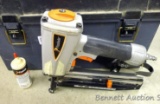 Paslode 16 gauge finish nailer model T250-F16. Comes in carry case.