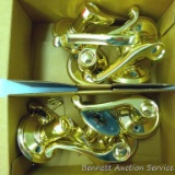 Two boxes of dummy door handles with 2 in each box. All are NIB.