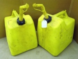 Two 6 gallon diesel totes.