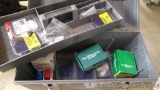 Professional Tough Box toolbox with removable tray. Contents incl nuts, washers, drills,