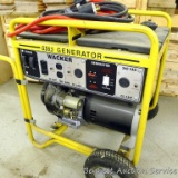 Wacker GS6.5 generator with 13 hp GS390 Honda engine, 120/240 volts, 20 and 30 amps, on self