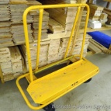 Metal cart on casters to carry 4x8 sheets and lumber, 49