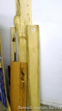 Pieces of lumber incl 2x4s, 76