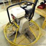 Wacker Power Trowel with Honda 5.5HP GX160 motor, runs, oil level and color looks good; pair of