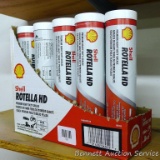 Nine 14.1 oz. tubes of Shell Rotella HD premium heavy duty grease.