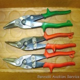 Three nice WISS tin snips. One M2 and two M1.