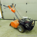 Husqvarna 900 DRT rear tine tiller with dual rotating tines. Comes with owner's manual. Runs.