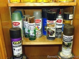 No shipping. Spray cans of paint, stove paint, mirror effect epoxy paint, metal primer and more.
