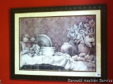 Nicely framed and matted print measures approx. 42
