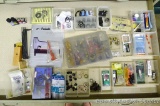 Contents of drawer includes large selection of O-rings, airbrush kit, automotive light bulbs,