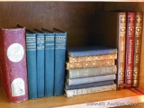 Nice collection of antique and a few newer books including Life of Christ copyright 1863 is in great