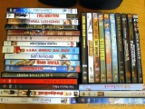 DVDs including Grown Ups, Crazy Heart, Walking Tall, DreamGirls, Stripes, DodgeBall, Forrest Gump,