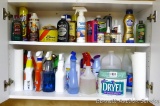 No shipping. Full and partial containers of degreaser, toilet cleaner, window cleaner, Febreze,