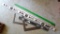 Lufkin aluminum yardstick, Stanley and other square, Miller Falls aluminum level, more.