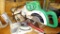 Hitachi C10FSH Slide Compound Saw has a laser marker and comes with manual and 2 attachments. Runs,