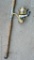 Sturdy St. Croix one-piece fishing rod with a Zebco 6050 reel, eyes look good. Rod is about 7' long
