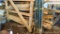 Two shelves of lumber as pictured. Several pieces are around 9' long.