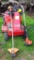 Lawn Chief 300 lawn mower and a Husqvarna 16r weed eater to be used for parts or scrap. Mower has a