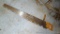 One man crosscut saw is 4' long.