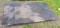 Three rubber horse stall mats are almost 3/4