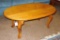 Nice oak coffee table measures approx. 4' x 2'4