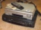 Zenith VHS video player with remote; Zenith Inteq VHS player with remote. Larger unit measures 17