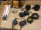 Sunto Model MC-2 compass, made in Finland; globe lapel compass; Ruger gun lock, scope caps, more.