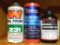 No shipping. Three partial containers of Winchester Western, Hercules Blue Dot and Hodgdon gun