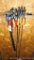 Six woodworking clamps up to approx 40