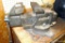 Buffalo No 4 swiveling bench vise is about 8