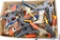Lots of plastic and metal spring clamps up to 9
