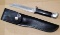 Buck 105 USA fixed blade knife with sheath. Knife is 9-1/4