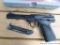 1988 Browning Buck Mark pistol with two magazines and original hard case. Pistol has a 5-1/2