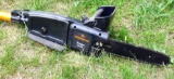 Remington Ranger electric chain saw/ pole saw, runs and comes with manual. Model RM1025P. Pole is a