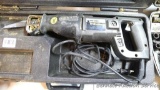 Black & Decker Professional Cut-Saw with case, runs. Measures about 21