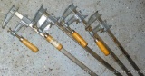 4 Speed Clamp wood working clamps are all 27-1/2